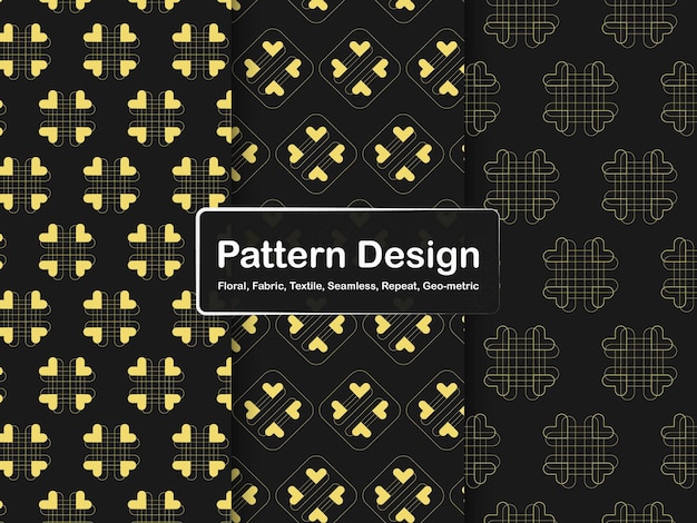 un fondo de textura de lujo negro con patrón dorado y negro en él fondo de patrón premium