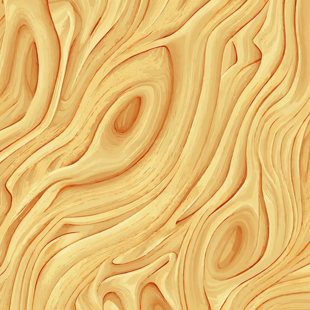 Vector fondo de textura de madera clara con nudos vector