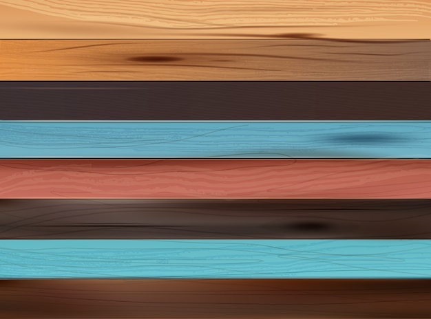 Fondo de textura de madera en estilo realista