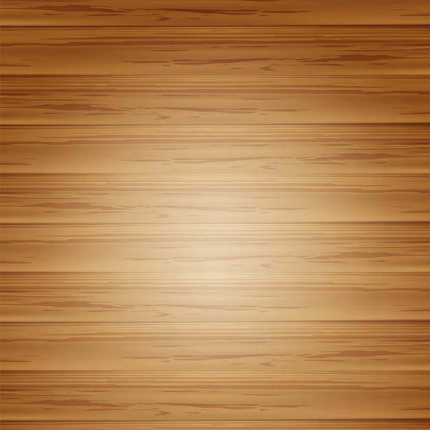 Fondo de textura de madera marrón antiguo con vista superior ilustración vectorial 3d