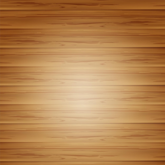 Fondo de textura de madera marrón antiguo con vista superior ilustración vectorial 3d