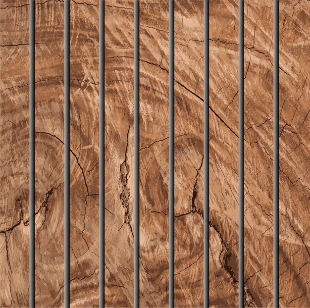 Vector fondo de textura de madera marrón con espacio de diseño