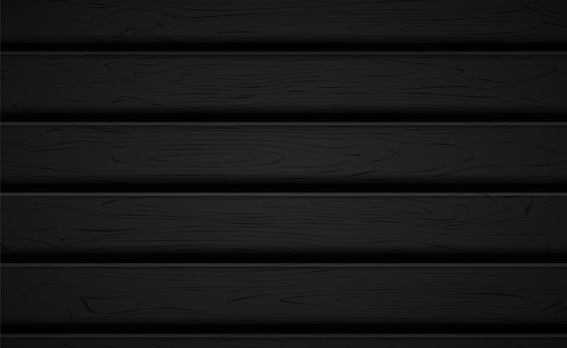 Vector fondo de textura de madera negra