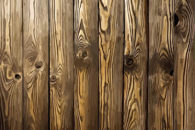 Fondo de textura de madera realista de vector libre
