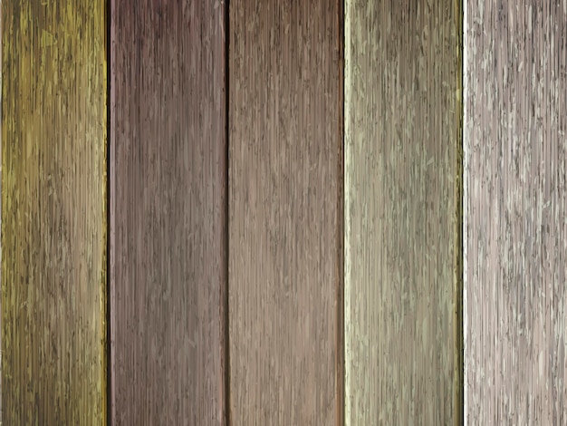 Vector fondo de textura de madera retro