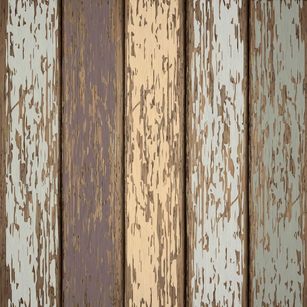 Vector fondo de textura de madera retro