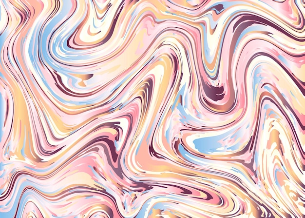 Vector fondo de textura de mármol diseño abstracto de textura de mármol líquido patrón de marmoleado de acuarela natural ilustración vectorial