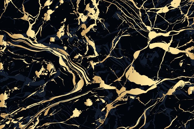 Fondo de textura de mármol negro con vetas rizadas blancas textura de piedra de granito de superficie de primer plano para ce