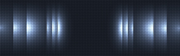 Vector fondo de textura de material de fibra de carbono azul oscuro