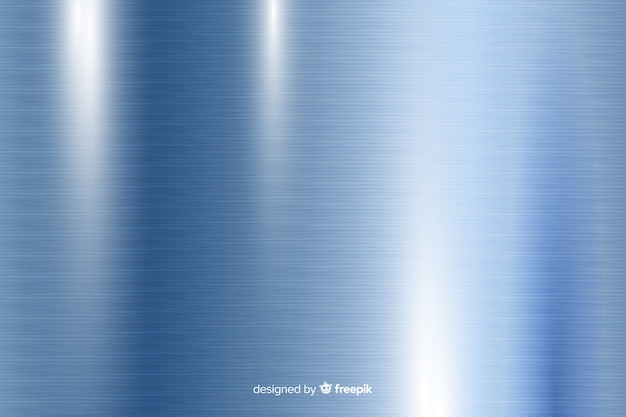 Fondo de textura metálica con líneas verticales azules