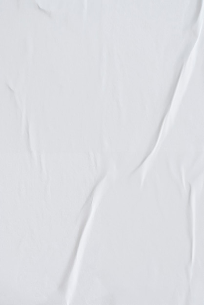 Vector fondo de textura de papel arrugado blanco