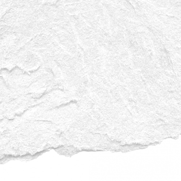 Fondo de textura de papel rasgado blanco áspero