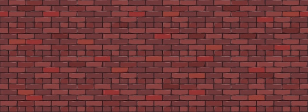 Fondo de textura de pared de ladrillo. ilustración digital de brickwall de color rojo.