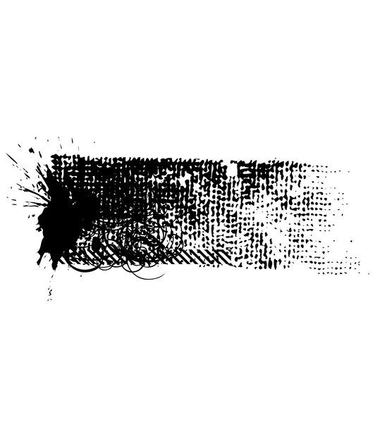 Fondo de textura de patrón de medio tono grunge en blanco y negro
