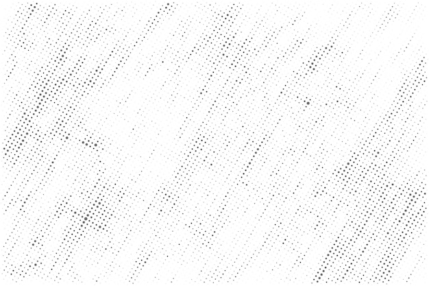 Fondo de textura de patrón de medio tono grunge en blanco y negro