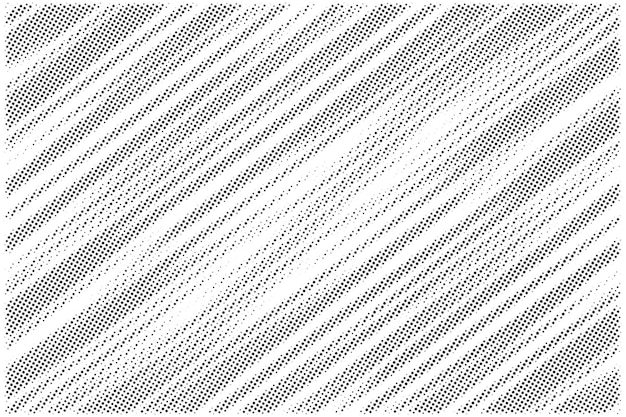 Fondo de textura de patrón de medio tono negro y blanco
