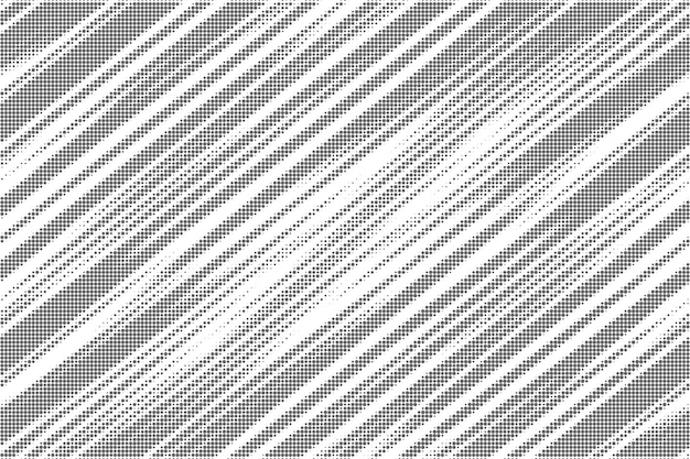 Fondo de textura de patrón de medio tono negro y blanco