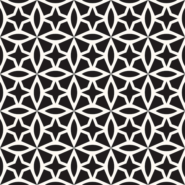 Vector fondo de textura de patrón monocromo inconsútil abstracto geométrico vectorial