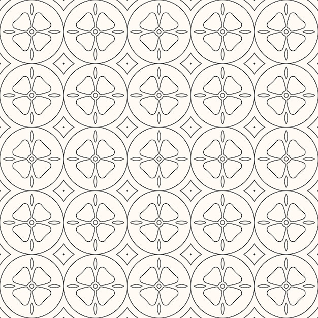 Fondo de textura de patrón monocromo inconsútil abstracto geométrico vectorial