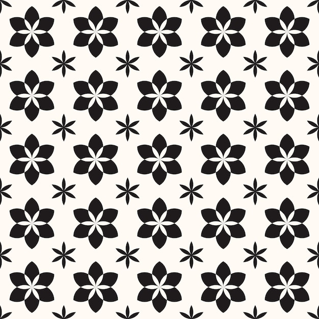 Fondo de textura de patrón monocromo inconsútil abstracto geométrico vectorial