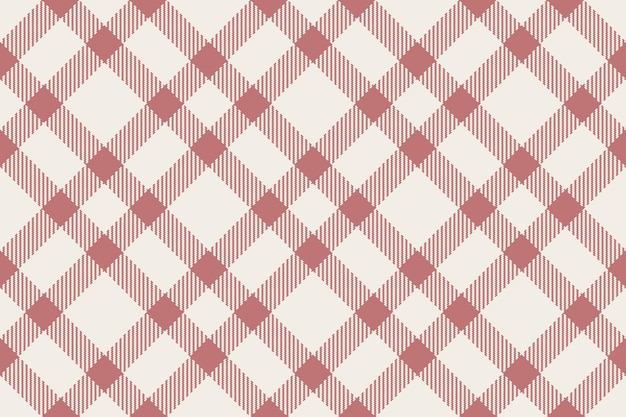 Fondo de textura de patrón de tela de tartan textil con un pliegue vectorial de comprobación sin costura