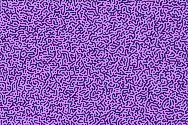 Fondo de textura y patrón de Turing púrpura abstracto