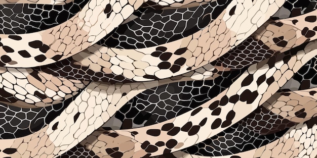 Fondo de textura de piel de serpiente impresión de piel de serpiente coloreada elegante fondo de moda ilustración vectorial