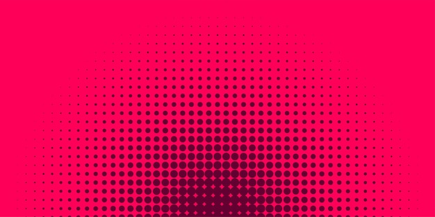 Fondo con textura de puntos de medio tono rojo