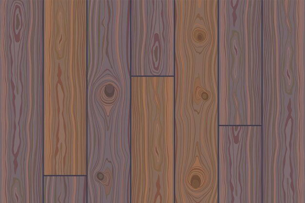 Fondo de textura de rayas de madera ilustración vectorial de tablones de pared de madera de superficie de paseo marítimo natural colorido o mesa