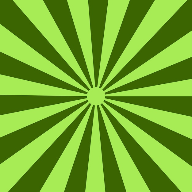 Vector fondo de textura de rayos de sol verde