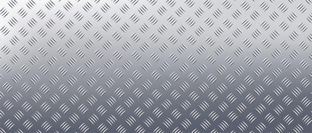Fondo de textura realista de metal Patrón sin costuras para pisos con líneas en forma de rombo Pasarela de acero inoxidable áspero y diseño de plantilla de piso de rejilla y maqueta Ilustración de vector isométrico
