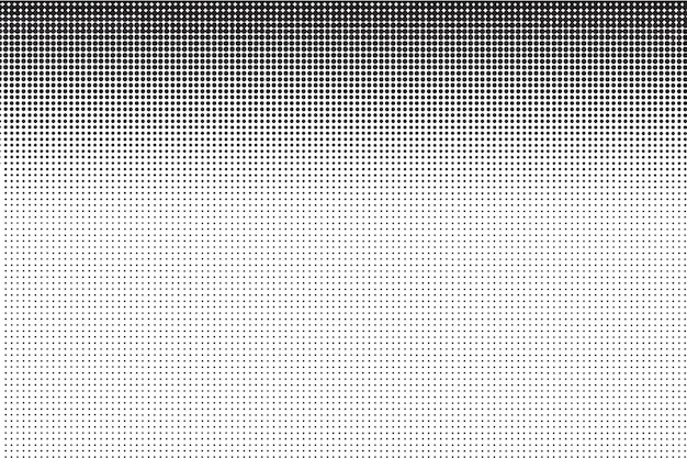 Fondo de textura redonda de medio tono abstracto en blanco y negro