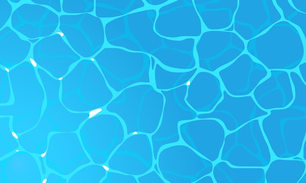 Vector fondo de textura de la superficie del agua