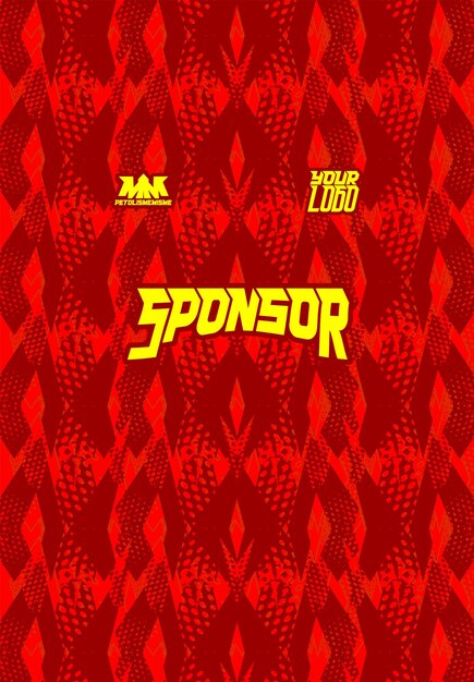 Fondo y textura de la tela del jersey de la impresión del equipo deportivo del vector