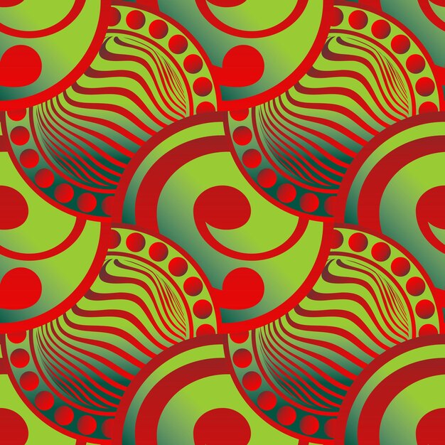 Fondo de textura transparente abstracto con color verde combinado con color rojo