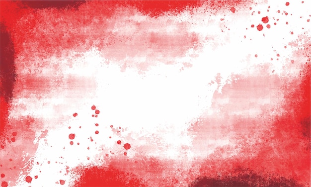 Vector fondo de textura de trazo de pincel rojo