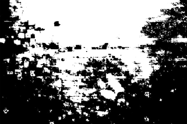 Fondo de textura de vector de frontera Grunge Superposición de marco abstracto Telón de fondo sucio y dañado