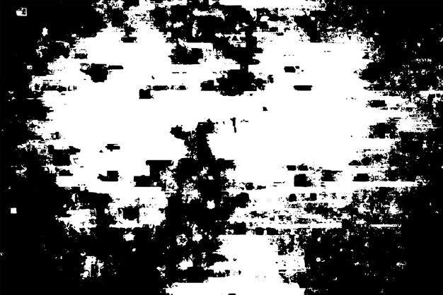 Fondo de textura de vector de frontera Grunge Superposición de marco abstracto Telón de fondo sucio y dañado