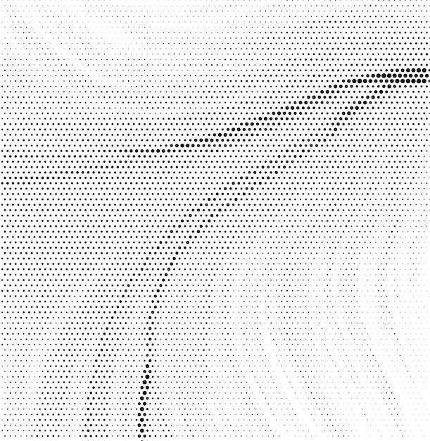 Fondo de textura de vector de puntos de semitono de Grunge. eps