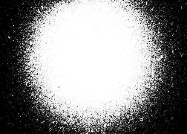 Fondo de textura vectorial de borde grunge Superposición de marco abstracto Fondo sucio y dañado Ilustración gráfica vectorial con EPS10 blanco transparente