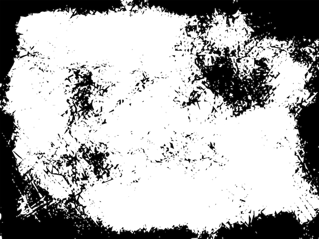 Fondo de textura vectorial de borde grunge Superposición de marco abstracto Fondo sucio y dañado Ilustración gráfica vectorial con EPS10 blanco transparente