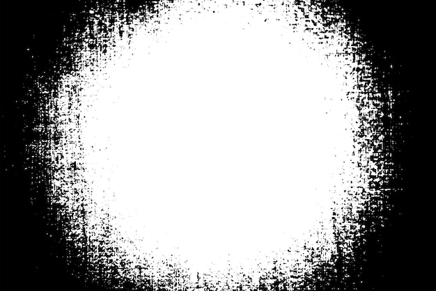 Fondo de textura vectorial de borde grunge Superposición de marco abstracto Fondo sucio y dañado Ilustración gráfica vectorial con EPS10 blanco transparente