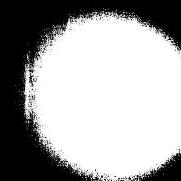 Fondo de textura vectorial de borde grunge Superposición de marco abstracto Fondo sucio y dañado Ilustración gráfica vectorial con EPS10 blanco transparente