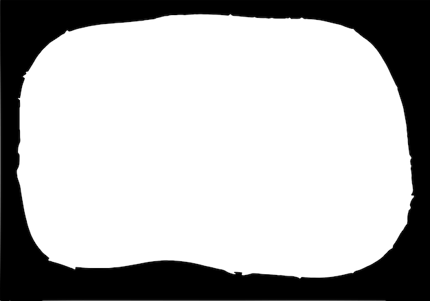 Fondo de textura vectorial de borde grunge Superposición de marco abstracto Fondo sucio y dañado Ilustración gráfica vectorial con EPS10 blanco transparente