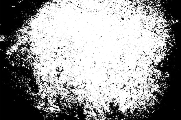 Fondo de textura vectorial de borde grunge Superposición de marco abstracto Fondo sucio y dañado Ilustración gráfica vectorial con EPS10 blanco transparente