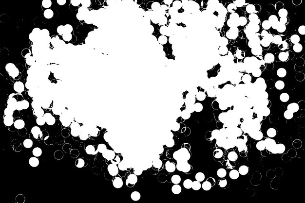 Fondo de textura vectorial de borde grunge Superposición de marco abstracto Fondo sucio y dañado Ilustración gráfica vectorial con EPS10 blanco transparente