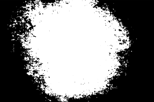 Fondo de textura vectorial de borde grunge Superposición de marco abstracto Fondo sucio y dañado Ilustración gráfica vectorial con EPS10 blanco transparente