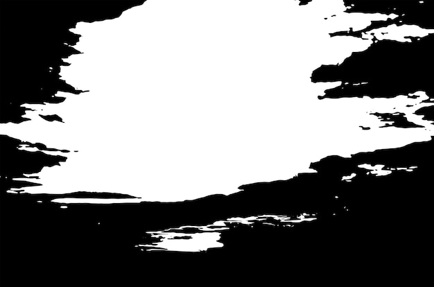 Fondo de textura vectorial de borde grunge Superposición de marco abstracto Fondo sucio y dañado Ilustración gráfica vectorial con EPS10 blanco transparente