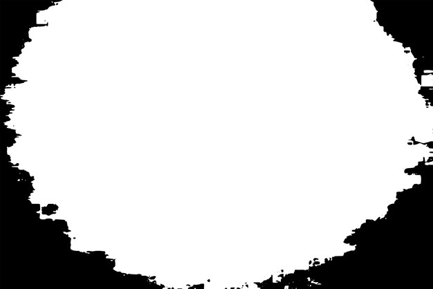 Fondo de textura vectorial de borde grunge Superposición de marco abstracto Fondo sucio y dañado Ilustración gráfica vectorial con EPS10 blanco transparente