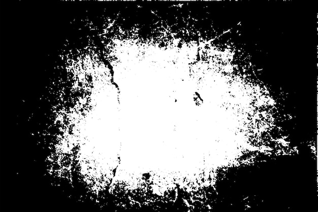 Fondo de textura vectorial de borde grunge Superposición de marco abstracto Fondo sucio y dañado Ilustración gráfica vectorial con EPS10 blanco transparente